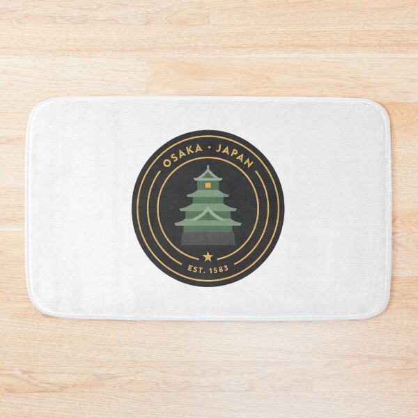 Item preview, Osaka Castle Crest — Circular Badge Logo designed and sold by Shutter-Dragon.