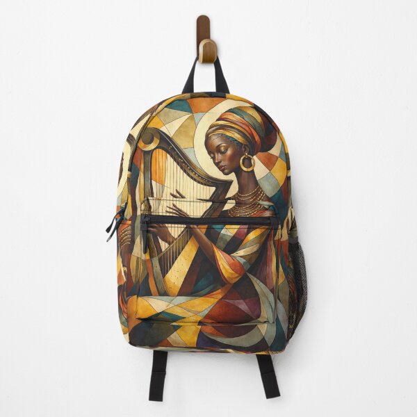 Item preview, Beautiful Woman Playing the Harp Illustration designed and sold by GalleryKauffeld.