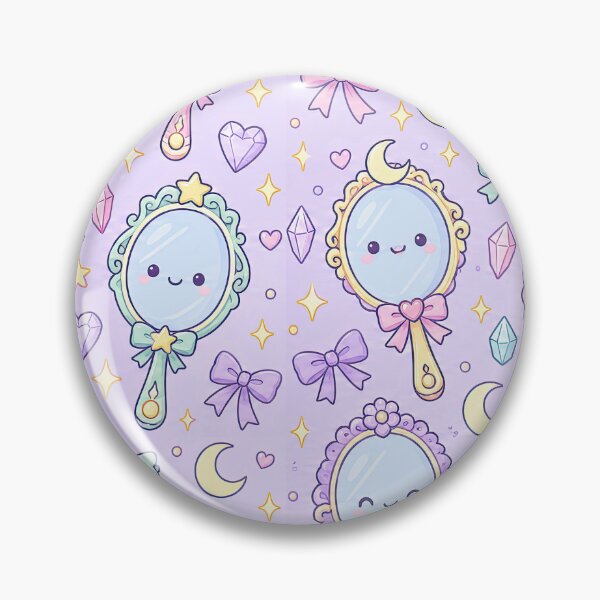 Item preview, Kawaii Magic Mirror Pattern designed and sold by Soft Berry Studio.