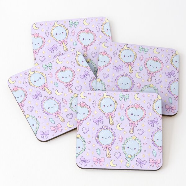 Item preview, Kawaii Magic Mirror Pattern designed and sold by Soft Berry Studio.