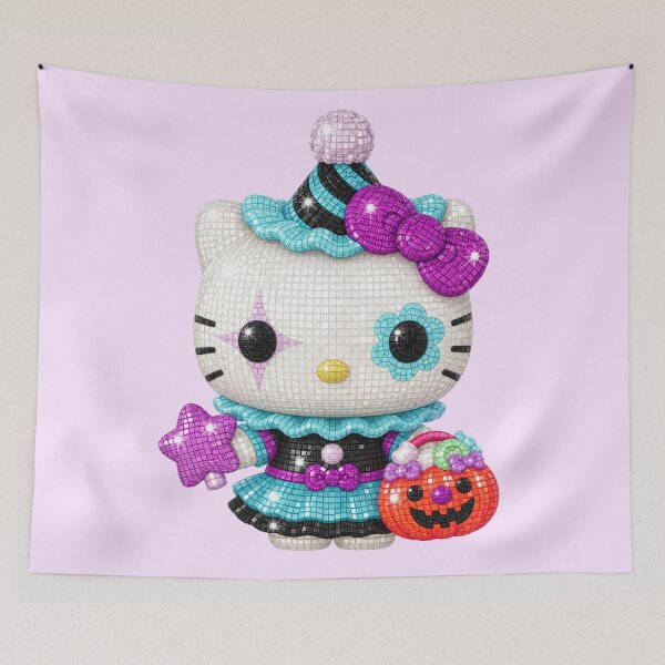 Item preview, Hello Kitty Clown Costume Halloween designed and sold by Ellie Dyer.