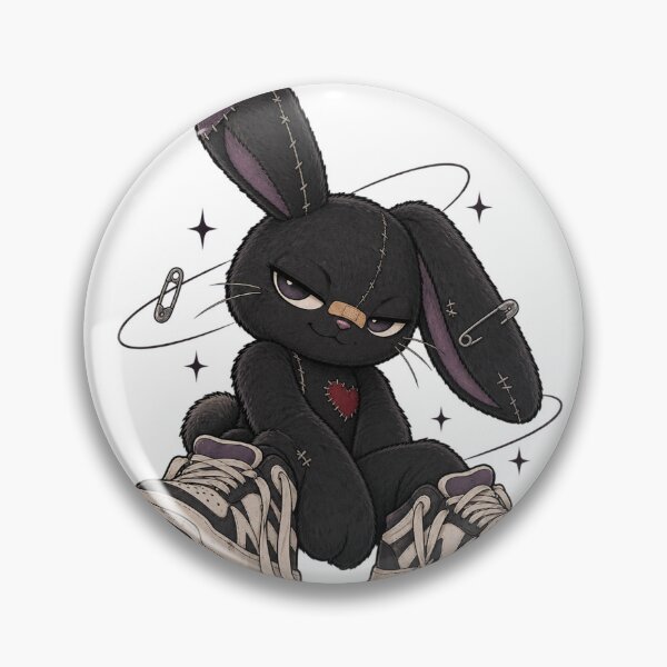 Item preview, Dark Streetwear Bunny in Chunky Sneakers designed and sold by スナルネ.