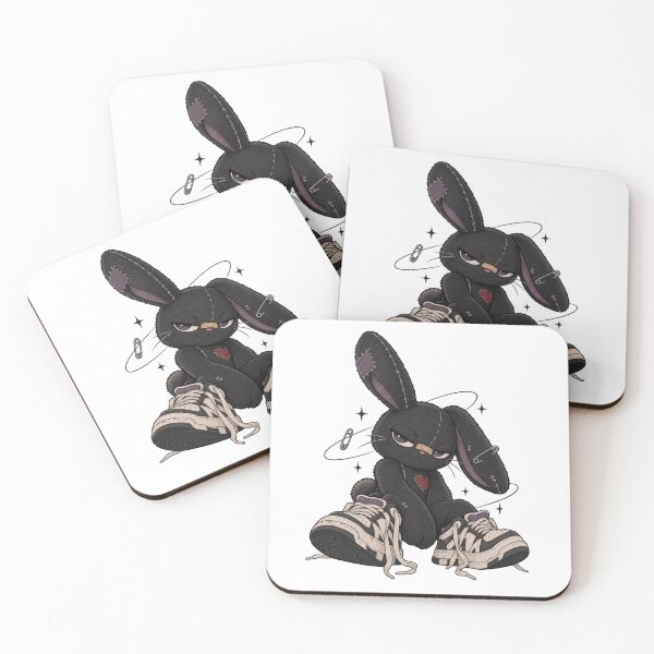 Item preview, Dark Streetwear Bunny in Chunky Sneakers designed and sold by スナルネ.