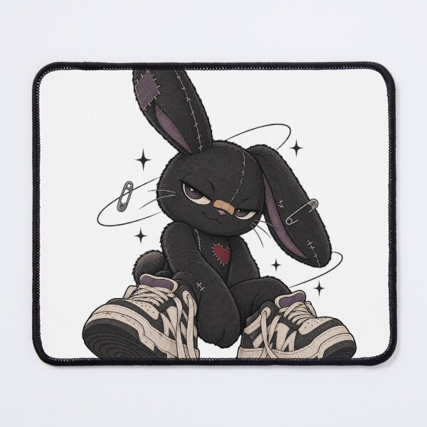 Item preview, Dark Streetwear Bunny in Chunky Sneakers designed and sold by スナルネ.