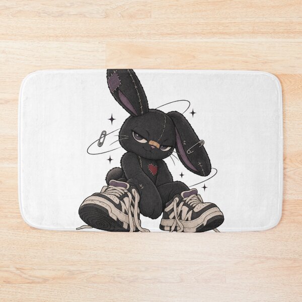 Item preview, Dark Streetwear Bunny in Chunky Sneakers designed and sold by スナルネ.