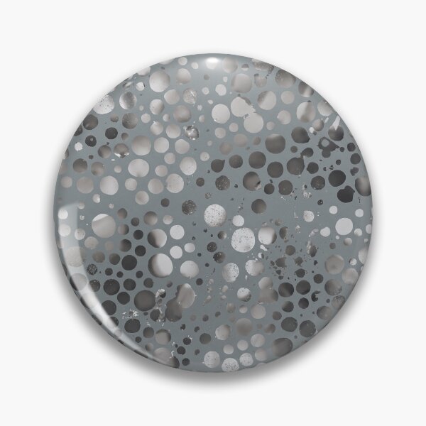 Item preview, Silver metallic texture and abstract circles designed and sold by Pattique.