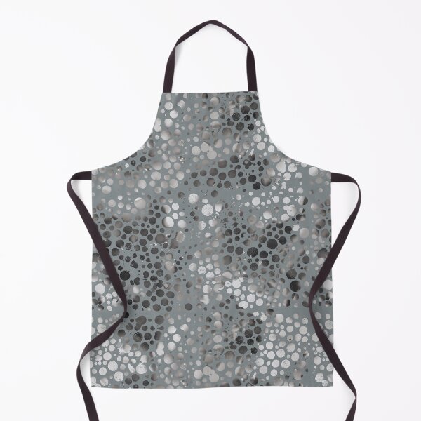 Item preview, Silver metallic texture and abstract circles designed and sold by Pattique.