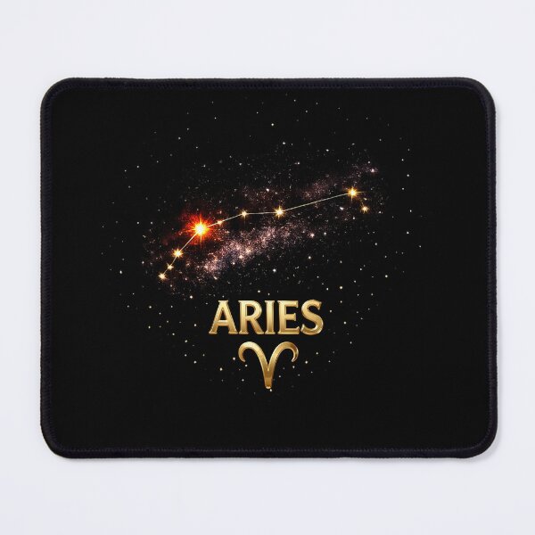 Item preview, Aries Constellation – Golden Zodiac Star Sign designed and sold by Classic Chaos Creations.