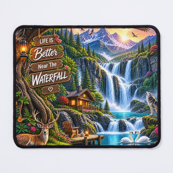 Item preview, Wild waterfall retreat  designed and sold by urbanshop7.