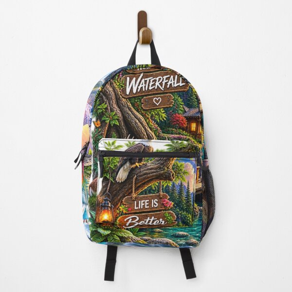 Item preview, Wild waterfall retreat designed and sold by urbanshop7.