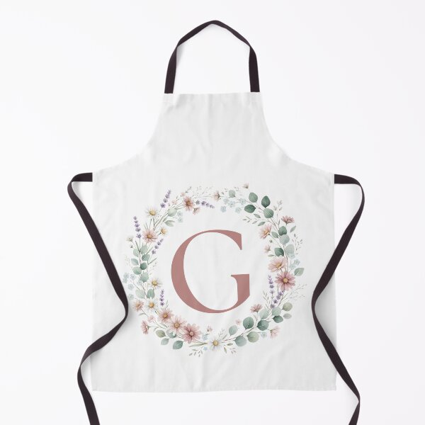 Item preview, Pink Letter G Floral Wreath Monogram designed and sold by ITCHAWAWAA.