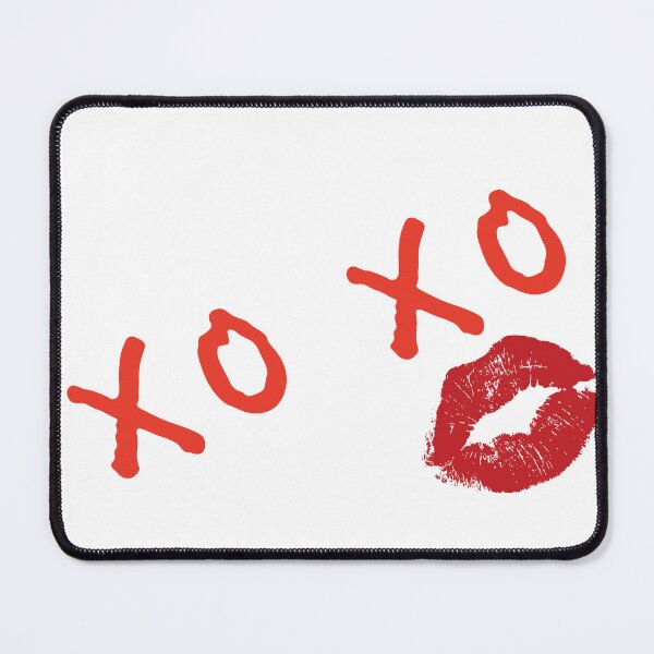 Item preview, XOXO Red Lipstick Kiss Marks designed and sold by KMKDesignStudio.