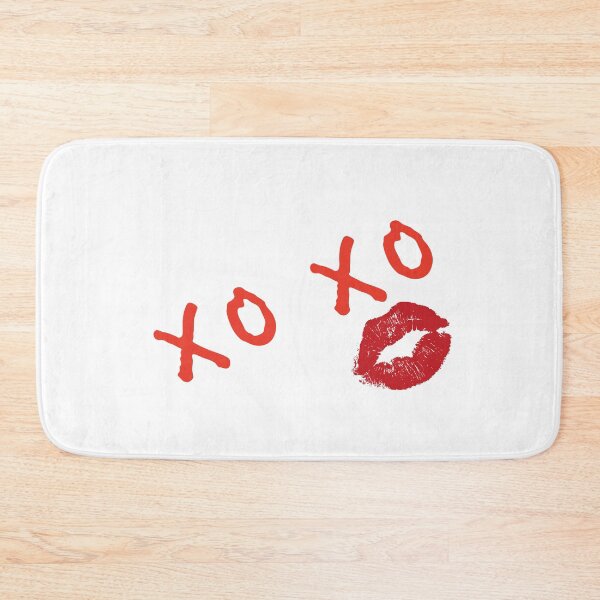 Item preview, XOXO Red Lipstick Kiss Marks designed and sold by KMKDesignStudio.