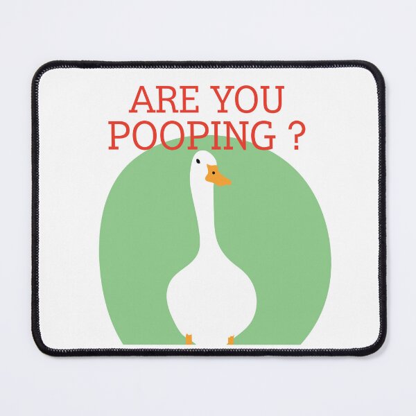Item preview, Are You Pooping Goose Bathroom Humor designed and sold by KMKDesignStudio.