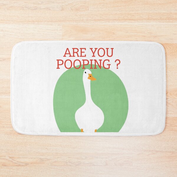 Item preview, Are You Pooping Goose Bathroom Humor designed and sold by KMKDesignStudio.