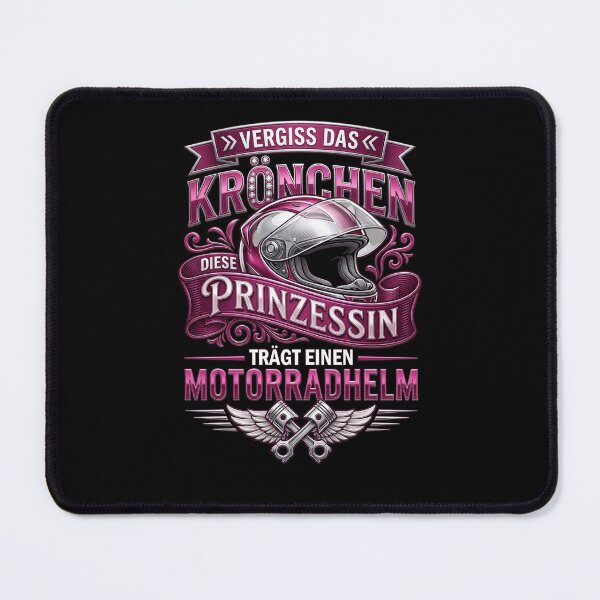 Item preview, Motorcyclist Princess Motorcycle Helmet designed and sold by Loona97.