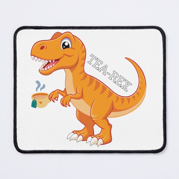 Item preview, Tea-Rex Dinosaur Drinking Tea designed and sold by KMKDesignStudio.