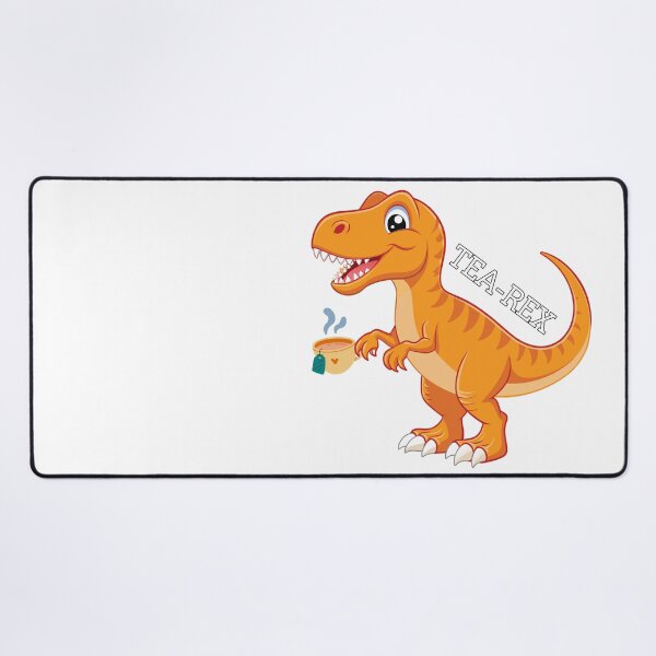 Item preview, Tea-Rex Dinosaur Drinking Tea designed and sold by KMKDesignStudio.
