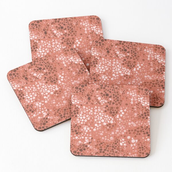 Item preview, Copper metallic texture and abstract circles designed and sold by Pattique.