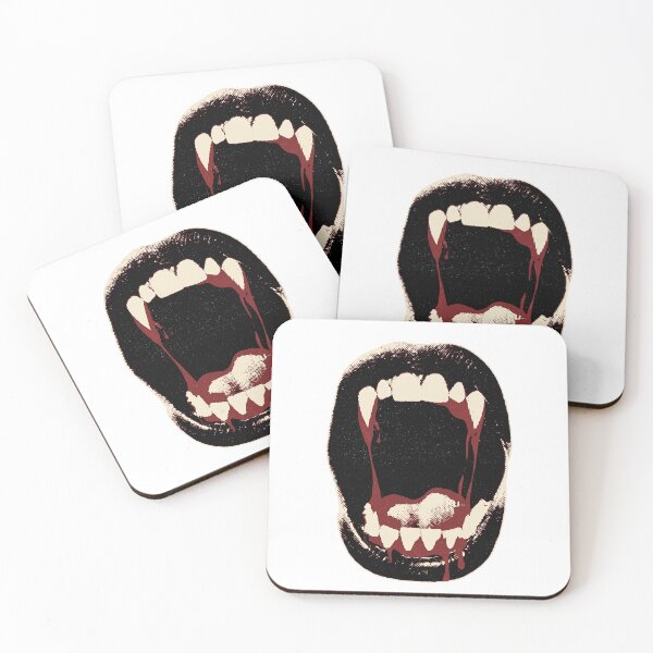 Item preview, Vampire Fangs Graphic Tee | Goth Aesthetic Shirt | Alt Clothing Grunge T-Shirt | Edgy Vampire Mouth Top | Halloween Streetwear | Dark Aesthetic Gift | Halftone Graphic Tee designed and sold by aladden.