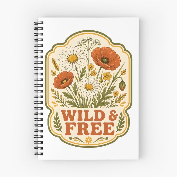 Item preview, Wildflower Meadow Retro 70s Botanical Nature Club designed and sold by DoceVaga.