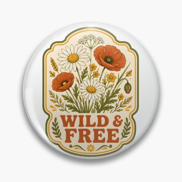 Item preview, Wildflower Meadow Retro 70s Botanical Nature Club designed and sold by DoceVaga.