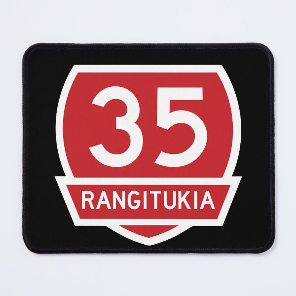 Item preview, Rangitukia highway 35 with Banner- Red designed and sold by MY NEW ZEALAND.