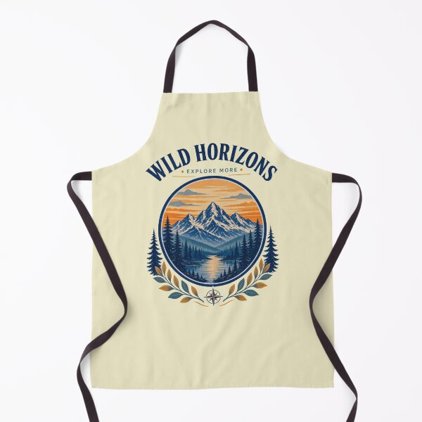 Item preview, Wild Horizons Explore More Mountain Badge Design designed and sold by HappyOops.
