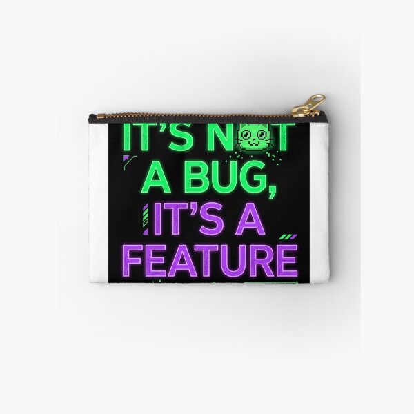 Item preview, Its Not A Bug Its A Feature Cyberpunk Cat Art designed and sold by KMKDesignStudio.