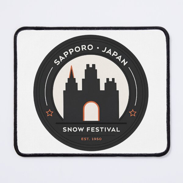 Item preview, Sapporo Snow Festival Crest — Circular Badge Logo designed and sold by Shutter-Dragon.