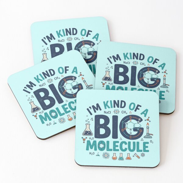 Item preview, I'm Kind of a Big Molecule – Funny Chemistry Nerd Science Design designed and sold by RajDeals.