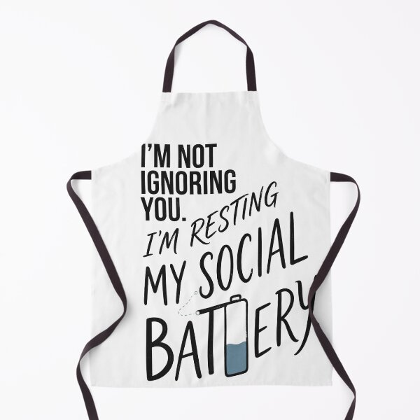 Item preview, Im Resting My Social Battery designed and sold by ShanWildflower.