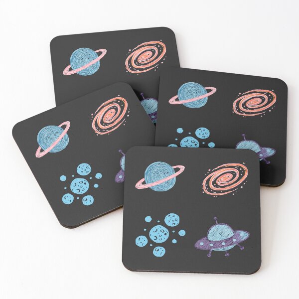 Item preview, Colorful Cosmic Space Doodle Set designed and sold by IriArt-Designs.
