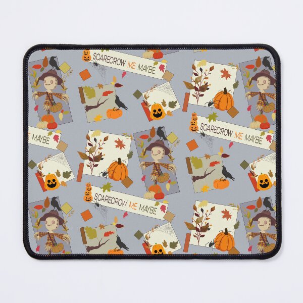 Item preview, Halloween Lover Pumpkin Vibes Scarecrow Autumn Garden Pattern designed and sold by Vibria Pattern Studio.