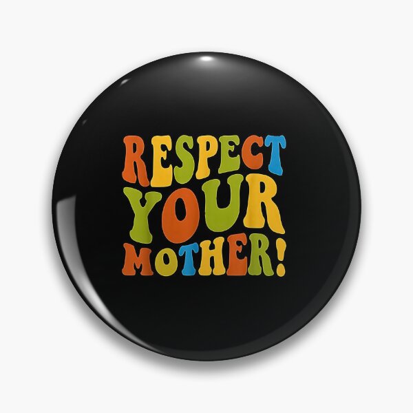 Item preview, Respect Your Mother – Retro Disco Feminist Earth Day Quote designed and sold by Rahamkshop.