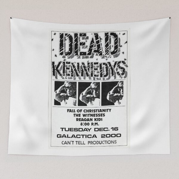 Item preview, Concert poster for the Dead Kennedys at Galactica 2000 designed and sold by colliophoto.