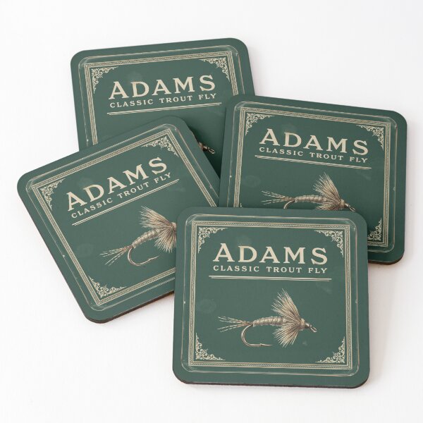 Item preview, Adams Dry Fly Classic Trout Fly Tying Sticker designed and sold by Everyday Press.