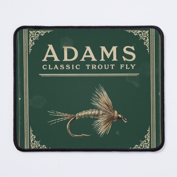 Item preview, Adams Dry Fly Classic Trout Fly Tying Sticker designed and sold by Everyday Press.