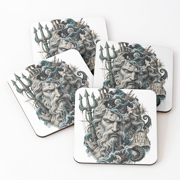 Item preview, Poseidon Too Deep - Surreal Ocean Mythology designed and sold by ArtisElec.