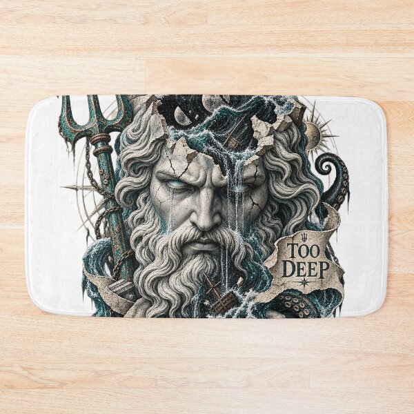 Item preview, Poseidon Too Deep - Surreal Ocean Mythology designed and sold by ArtisElec.