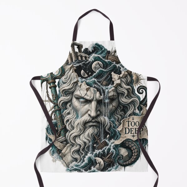 Item preview, Poseidon Too Deep - Surreal Ocean Mythology designed and sold by ArtisElec.