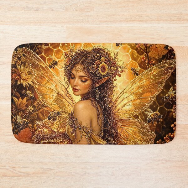Item preview, Honey Bee Fairy Autumn Harvest designed and sold by Storybook Botanica.