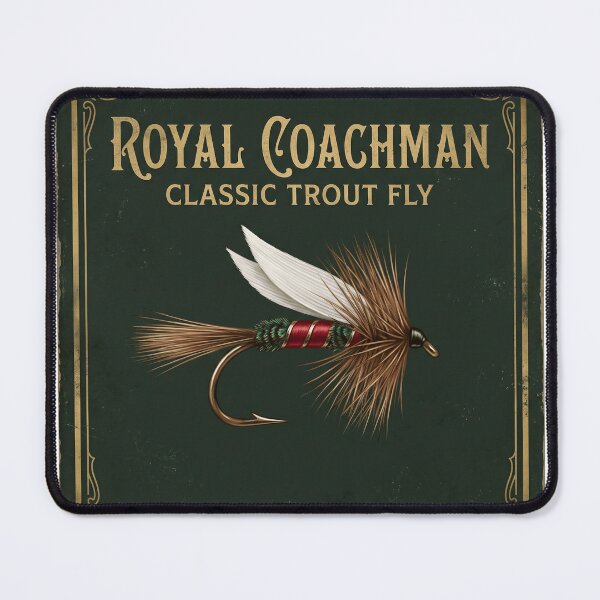 Item preview, Royal Coachman Classic Trout Fly Tying Sticker designed and sold by Everyday Press.