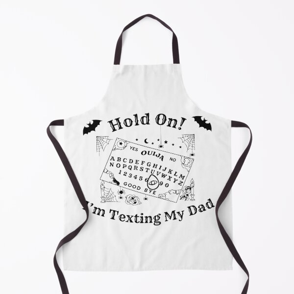Item preview, Hold On I’m Texting My Dad. Black. halloween, dark humor, sarcasm, occult humor. designed and sold by NPC-wear.