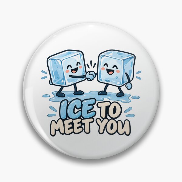 Item preview, Ice To Meet You Funny Pun designed and sold by Glottopia.