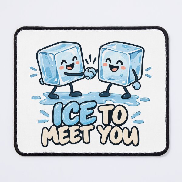 Item preview, Ice To Meet You Funny Pun designed and sold by Glottopia.