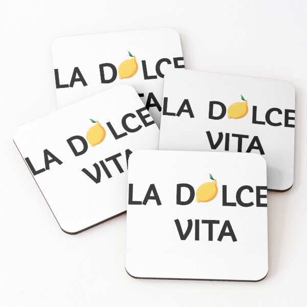 Item preview, La Dolce Vita Minimalist Lemon Typography designed and sold by KMKDesignStudio.