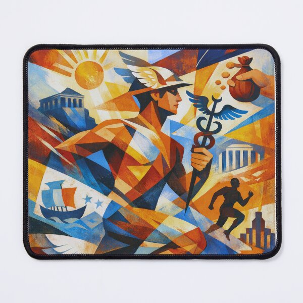 Item preview, Hermes the Messenger God – Greek Mythology Illustration designed and sold by GalleryKauffeld.