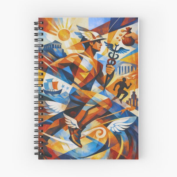 Item preview, Hermes the Messenger God – Greek Mythology Illustration designed and sold by GalleryKauffeld.
