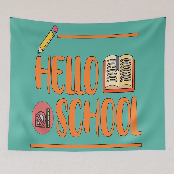 Item preview, hello school designed and sold by sednalafandy79.